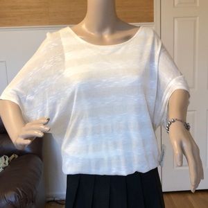 Forever 21 blouse, elastic hem, blouson.